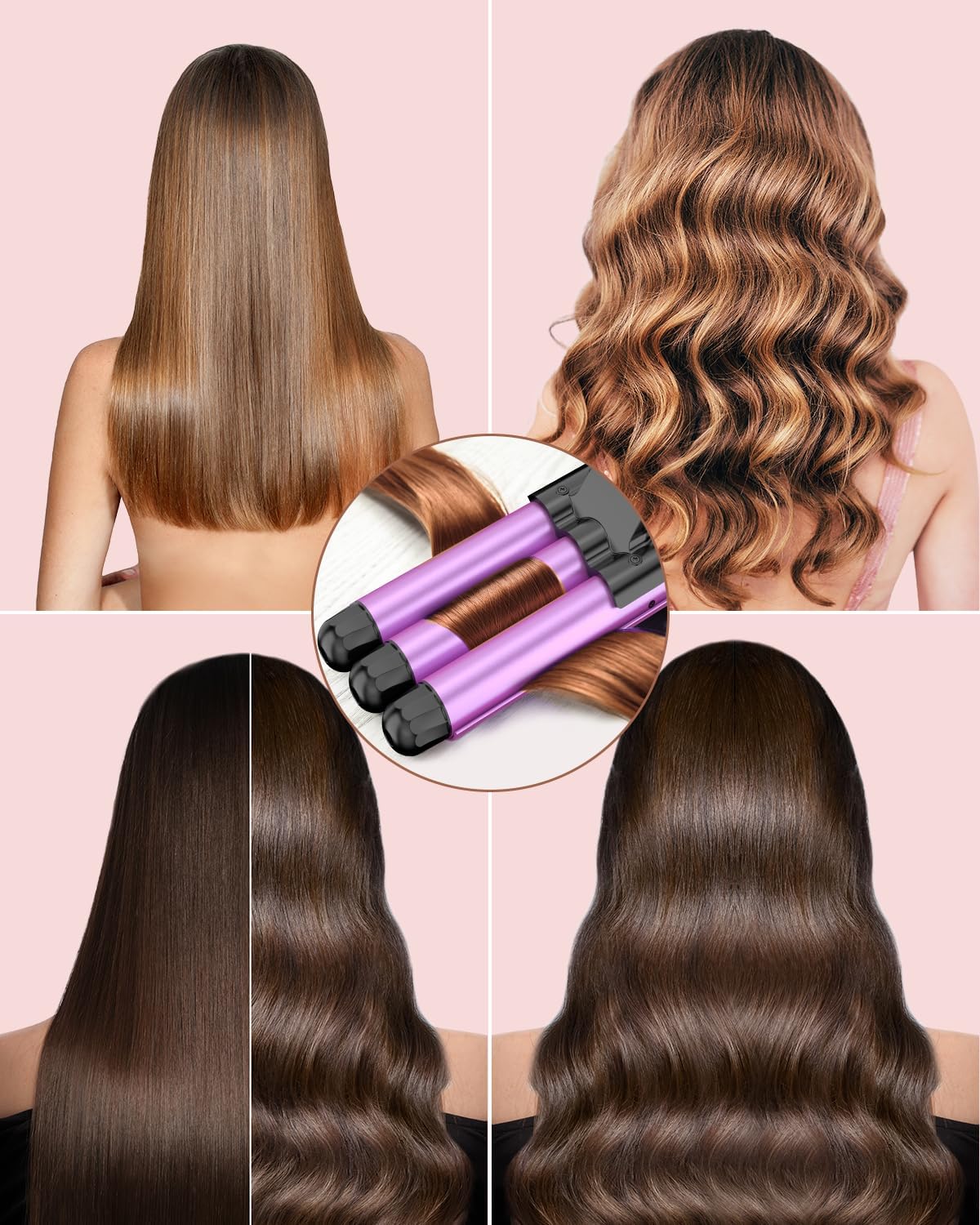 WavyGlow Fer à onduler pro